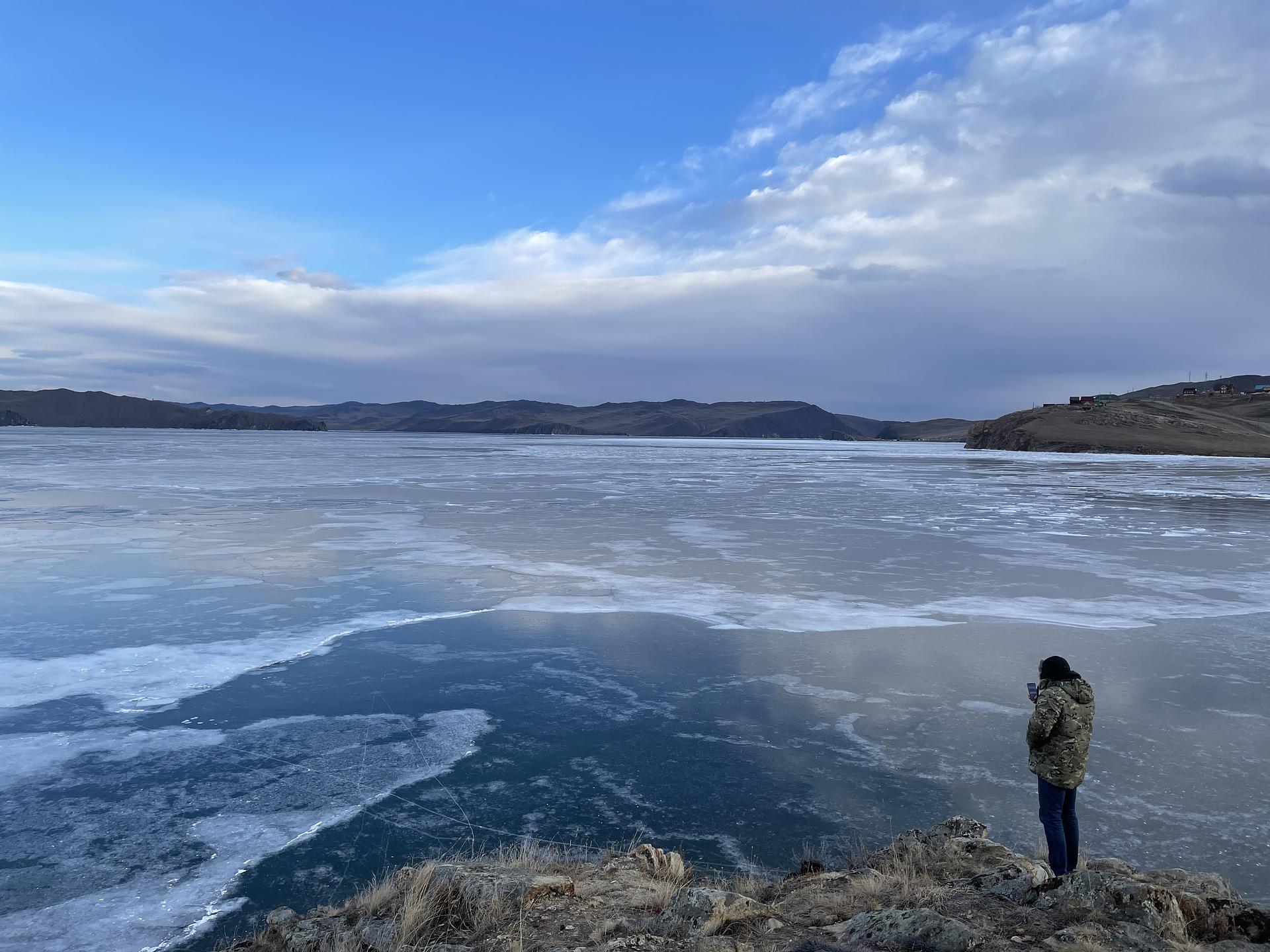 Остров Шарга Даган в проливе Малое море