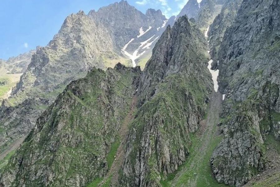 К ледникам и водопадам в горах Осетии. Активный отдых