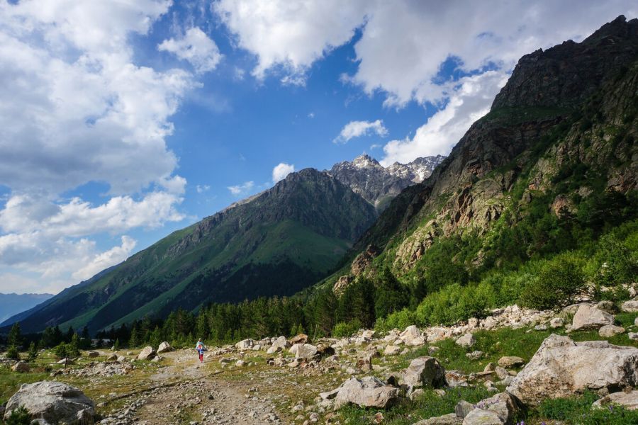 Горный лагерь Уллу-Тау. Приэльбрусье