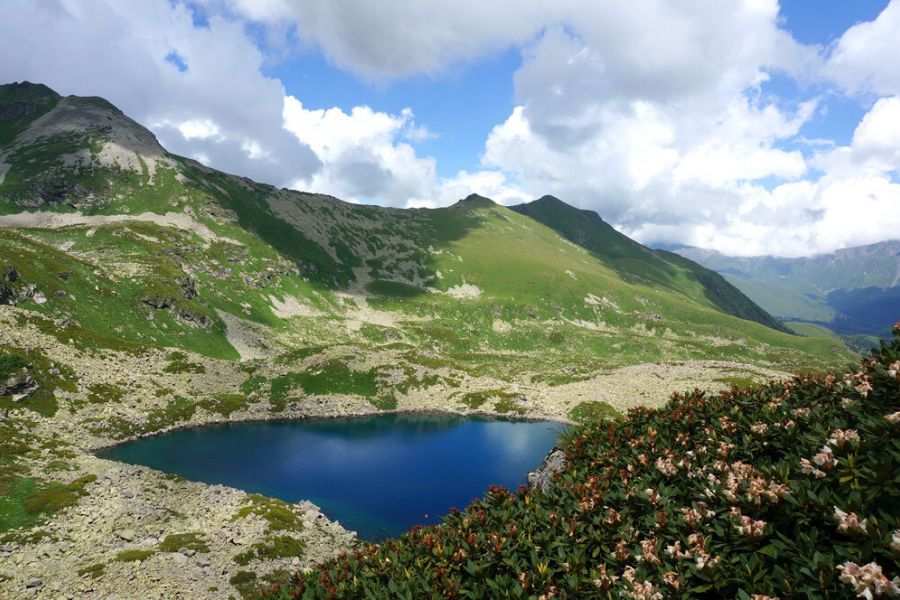 Горный лагерь в Архызе. Софийские озера