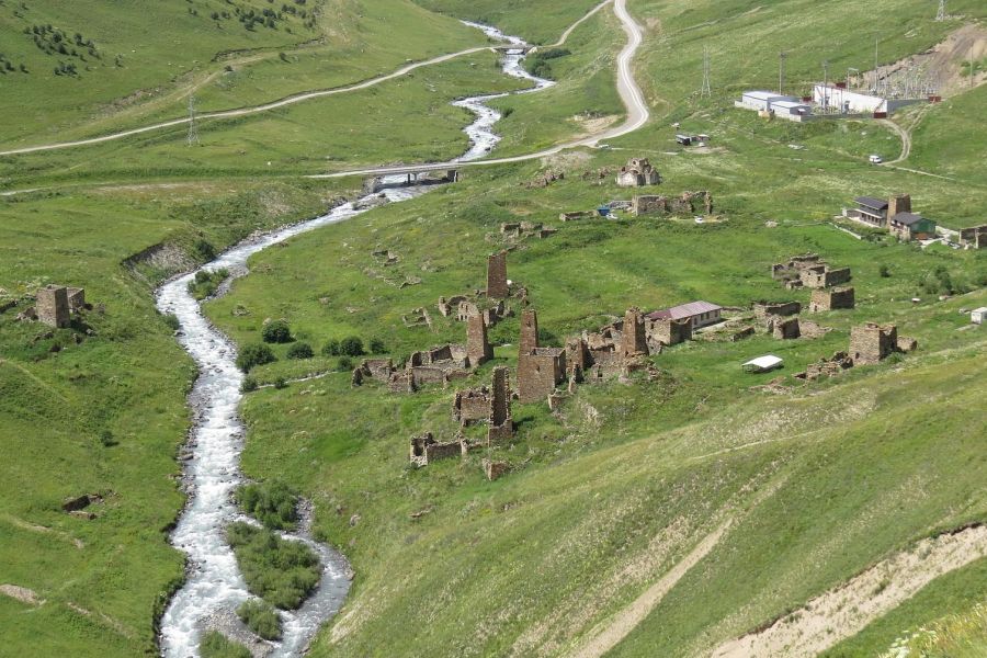 К ледникам и водопадам в горах Осетии. Активный отдых